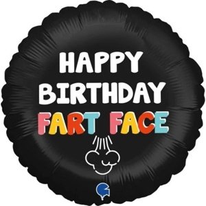 Balónek fóliový HB Fart Face 46 cm