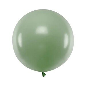 Balón latexový jumbo rozmarýnově zelený 60 cm