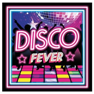 Ubrousky papírové Disco fever 33 x 33 cm 20 ks