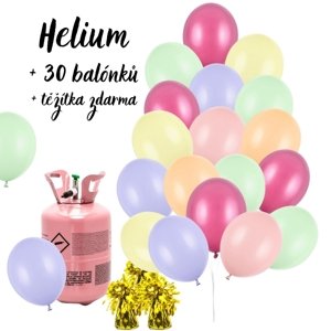 Helium set - Výhodný set s balónky a příslušenstvím