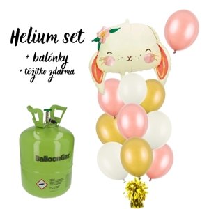 Helium set - Výhodný set helia a balónků "Králíček"