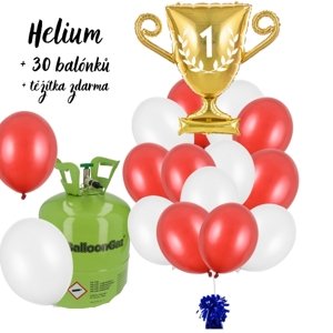 Helium set - helium  + balonky Slavia