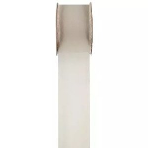 Stuha krepová textilie Ivory 4 cm/5 m