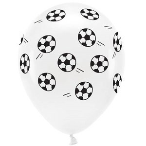 Balónky latexové Fotbal 33cm 6ks