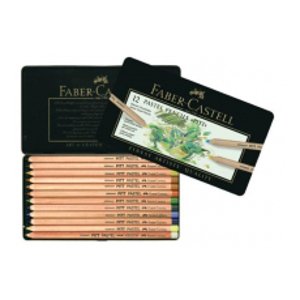 Faber-Castell Umělecké pastely Pitt Pastel plechová krabička 12 ks 112112