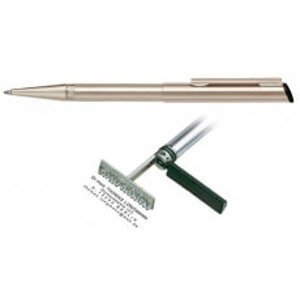 Heri Diagonal Pearl Nickel V3004, kuličkové pero