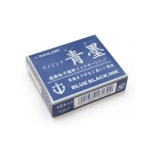 Sailor Sei-Boku, modro-černé inkoustové bombičky 12ks