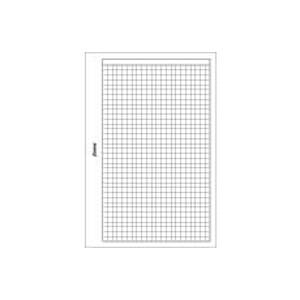 Filofax Poznámkový papír, čtverečkovaný, bílý náplň kapesních diářů formát A7 20 listů