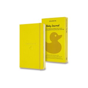 Moleskine Zápisník Passion Baby Journal - tvrdé desky L, žlutý A5, 200 listů