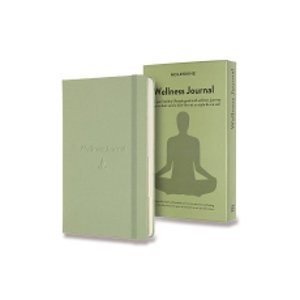 Moleskine Zápisník Passion Wellness Journal - tvrdé desky L, zelený A5, 200 listů