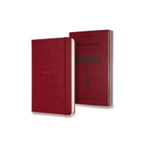Moleskine Zápisník Passion Wine Journal - tvrdé desky L, vínový A5, 200 listů