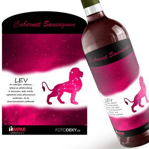 Víno Lev (23.7. - 22.8.) - Červené provedení (Druh Vína: Červené víno)