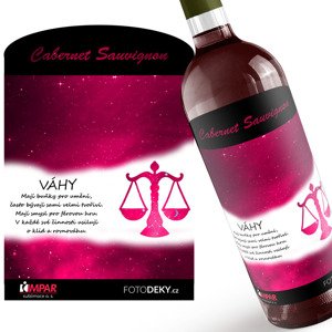 Víno Váhy (23.9. - 22.10.) - Červené provedení (Druh Vína: Červené víno)