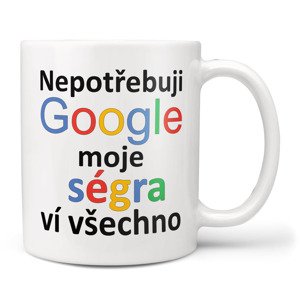 Hrnek Google - Ségra (Náplň hrníčku: Žádná)