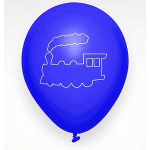 Sada balónků s lokomotivou (Počet balónků: 50ks)