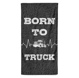 Osuška Born to truck (Velikost osušky: 100x170cm)