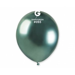 Balonky 13 cm - chromové zelené - 100 ks