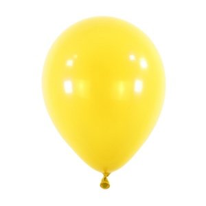 Balonek Crystal Yellow Sunshine 30 cm, D40 - Krystalický žlutý