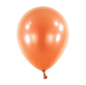 Balonek Metallic Tangerine 30 cm, DM31 - Oranžový metalický