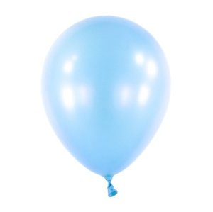 Balonek Pearl pastel blue 30 cm, DM40 - Sv. modrý perleťový