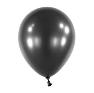 Balonek Pearl Jet Black 30 cm, DM65 - Černý perleťový, 50 ks