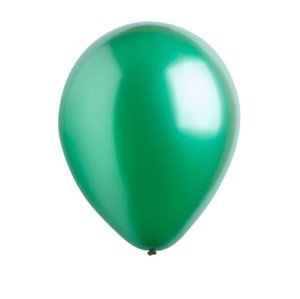 Balonek Metallic Festive Green 30 cm, DM55 - Tm. zelený metalický, 50 ks