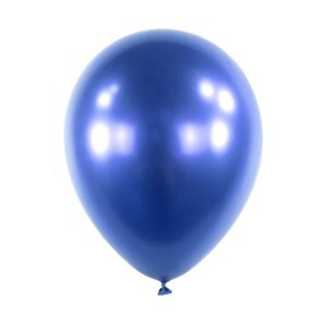 Chromový balonek modrý 30 cm - 50 ks - CH02