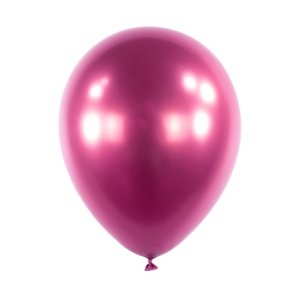 Chromový balonek Růžový 30 cm