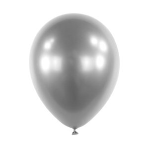 Chromový balonek Stříbrný 30 cm - 50 ks - CH08