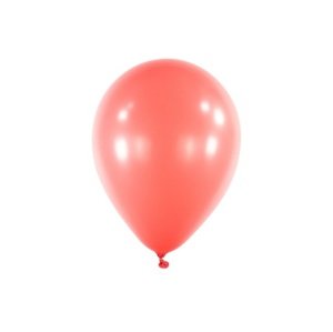 Balonek Macaron Strawberry 13 cm, D24 - Makrónkový Červený, 100 ks