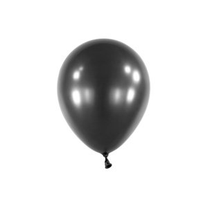 Balonek Pearl Jet Black 13 cm, DM65 - Černý perleťový, 100 ks