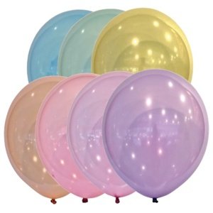 Dekorační balonek krystalický mix Droplets 30 cm - 50 ks