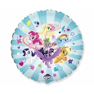 Foliový balonek My Little Pony - modrý 43 cm - Nebalený