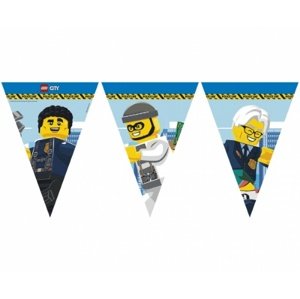 Vlaječková girlanda Lego City 230 cm