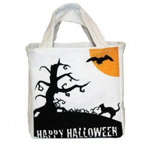 Látková taška Happy Halloween 16 x 26 cm