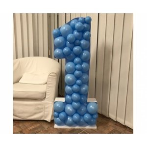 Konstrukce na balónky - Číslo 1 - 120 x 49 cm