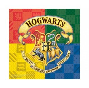 Papírové ubrousky Harry Potter - Bradavické koleje - 20 ks