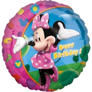Foliový balonek Minnie Mouse Cloubhouse 43 cm