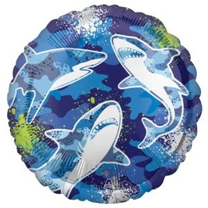 Foliový balonek Žraloci 43 cm