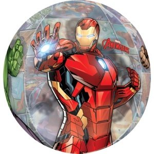 Foliový balonek koule Orbz Avengers 40 cm