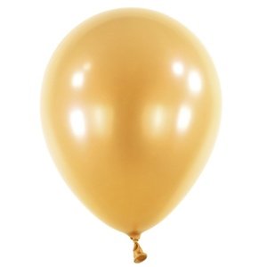 Balonek Pearl Gold 40 cm, DM95 - Zlatý perleťový
