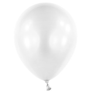 Balonek Pearl Frosty White 40 cm, DM29 - bílý perleťový