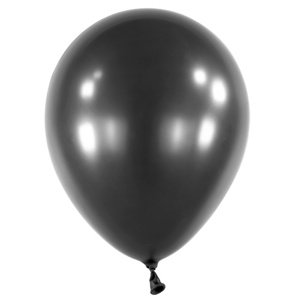 Balonek Pearl Jet Black 40 cm, DM65 - Černý perleťový