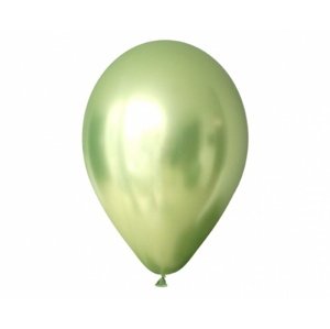 Dekorační chromový balonek Olivový - 30 cm