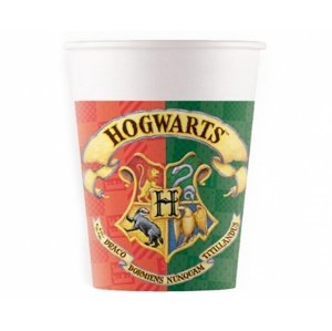 Papírové party kelímky Harry Potter - Bradavické koleje 200 ml