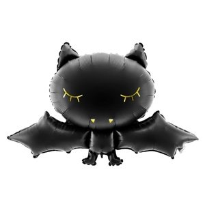 Foliový balonek černý netopýr 80 x 52 cm