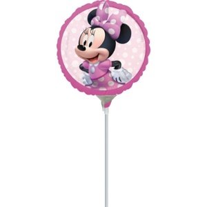 Balónky na tyčku Minnie Mouse 23 cm - 5 ks