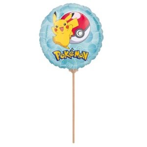 Balónky na tyčku - Pokémon 23 cm - 5 ks