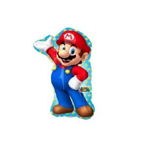 Balónky na tyčku - Super Mario 23 cm - 5 ks