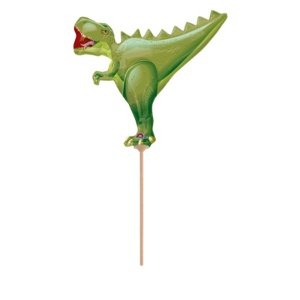 Balónky na tyčku - T- Rex 23 cm - 5 ks